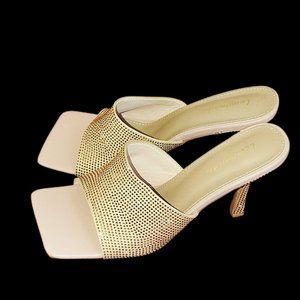 Lemonade Rhinestone Stiletto Sandals